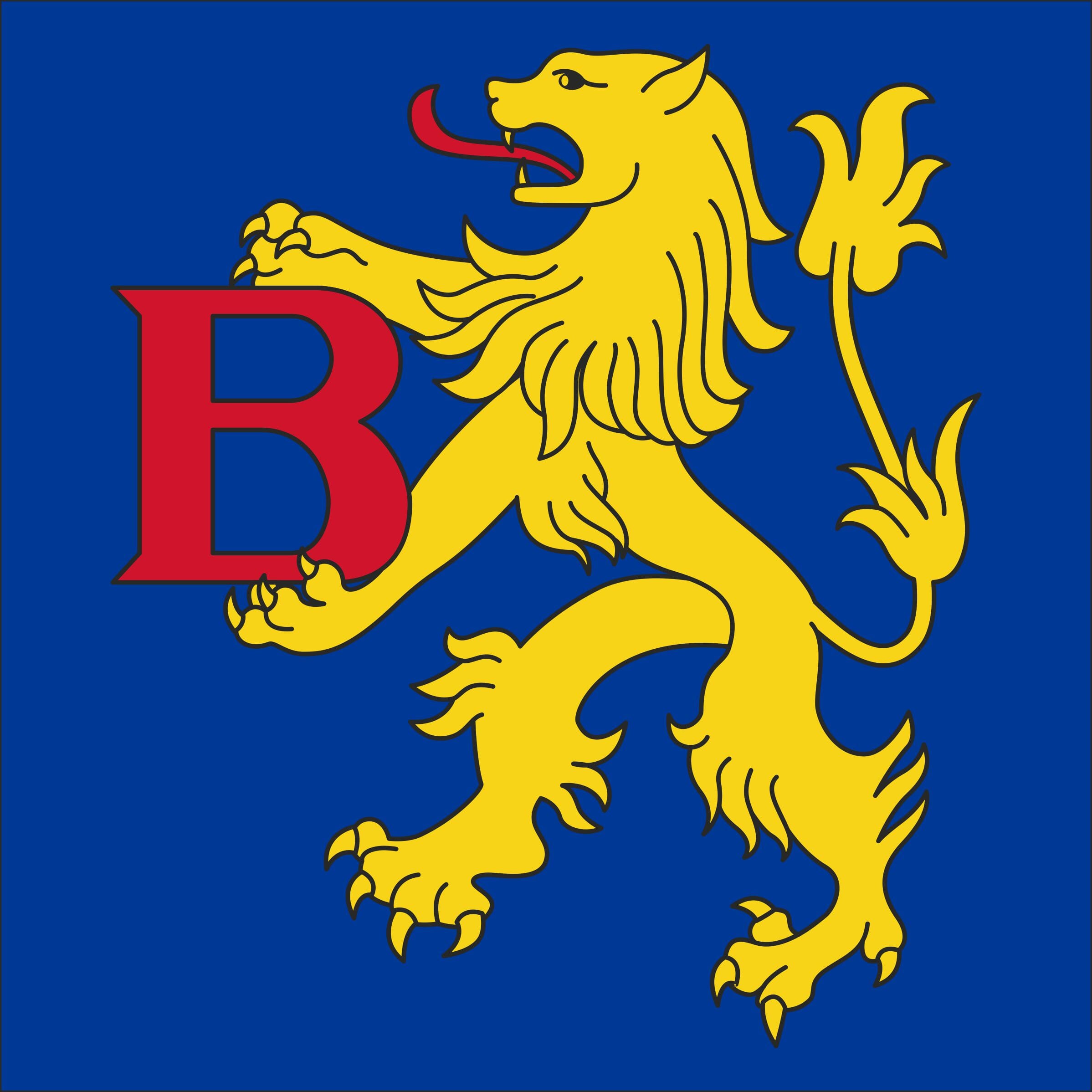 Fahne Gemeinde 6685 Bosco/Gurin (TI) | 30 x 30 cm und Gr&ouml;sser - Bild 1