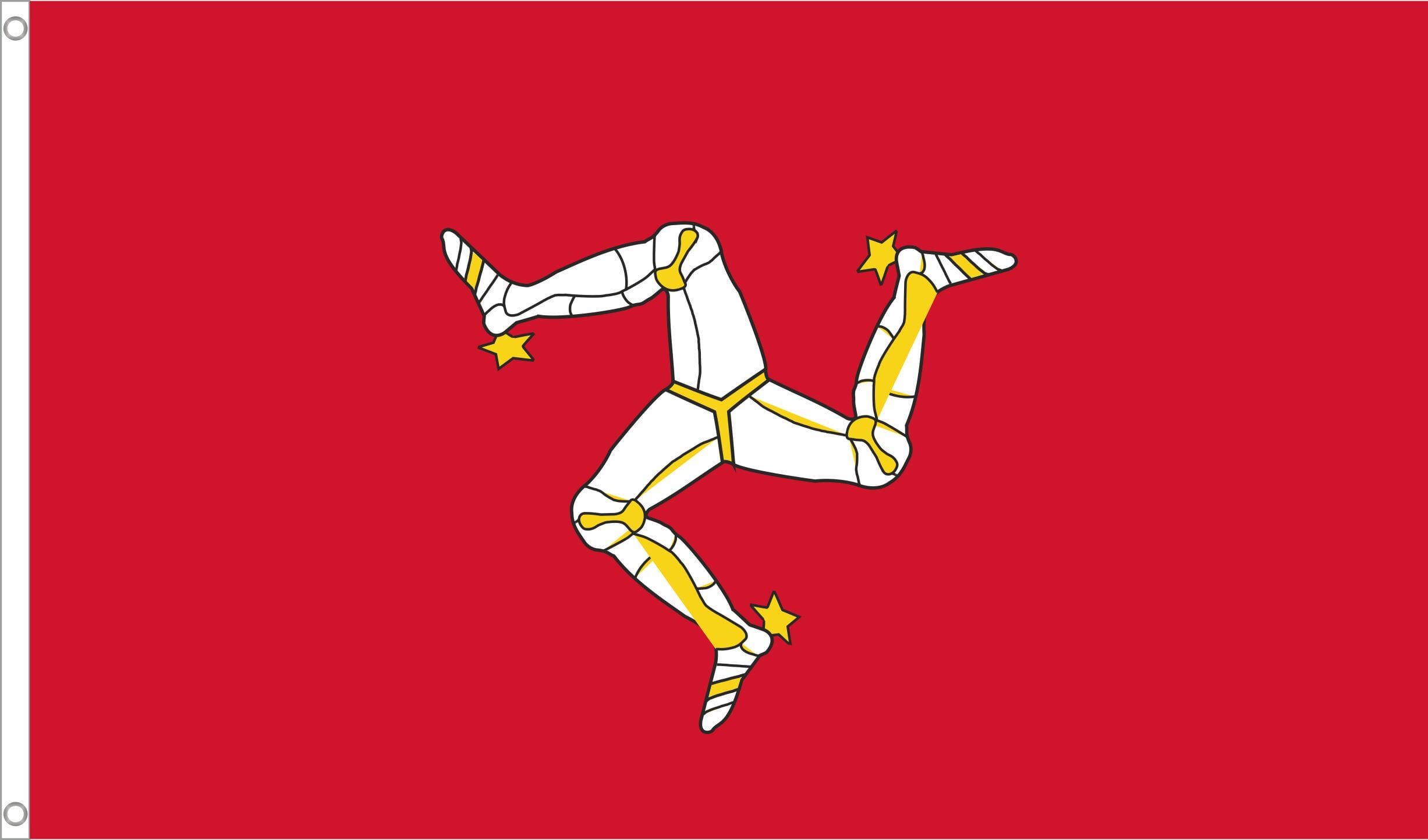 L&auml;nderfahne Isle of Man | Multi-Flag | Gr&ouml;sse ca. 90 x 150 cm - Bild 1