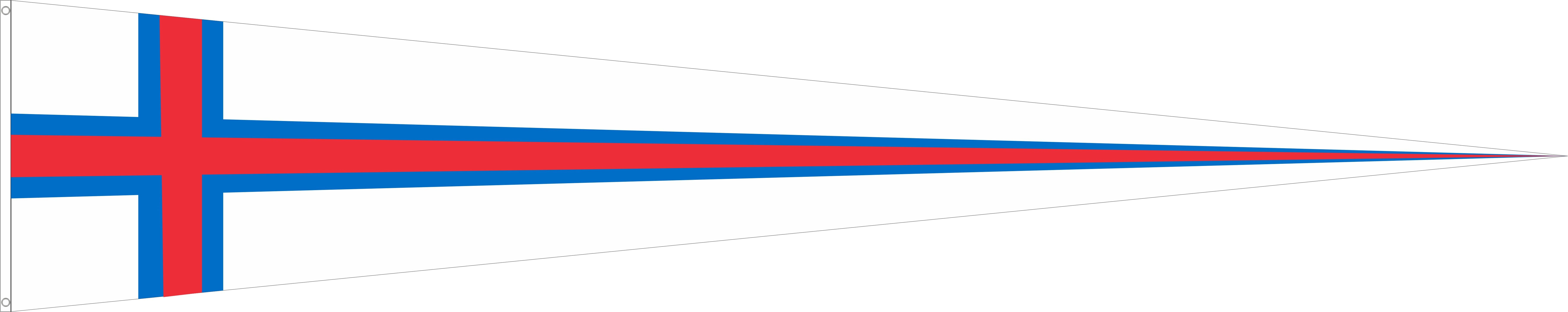 F&auml;r&ouml;er-Inseln Langwimpel | Gr&ouml;sse ca. 30 x 150 cm - Bild 1