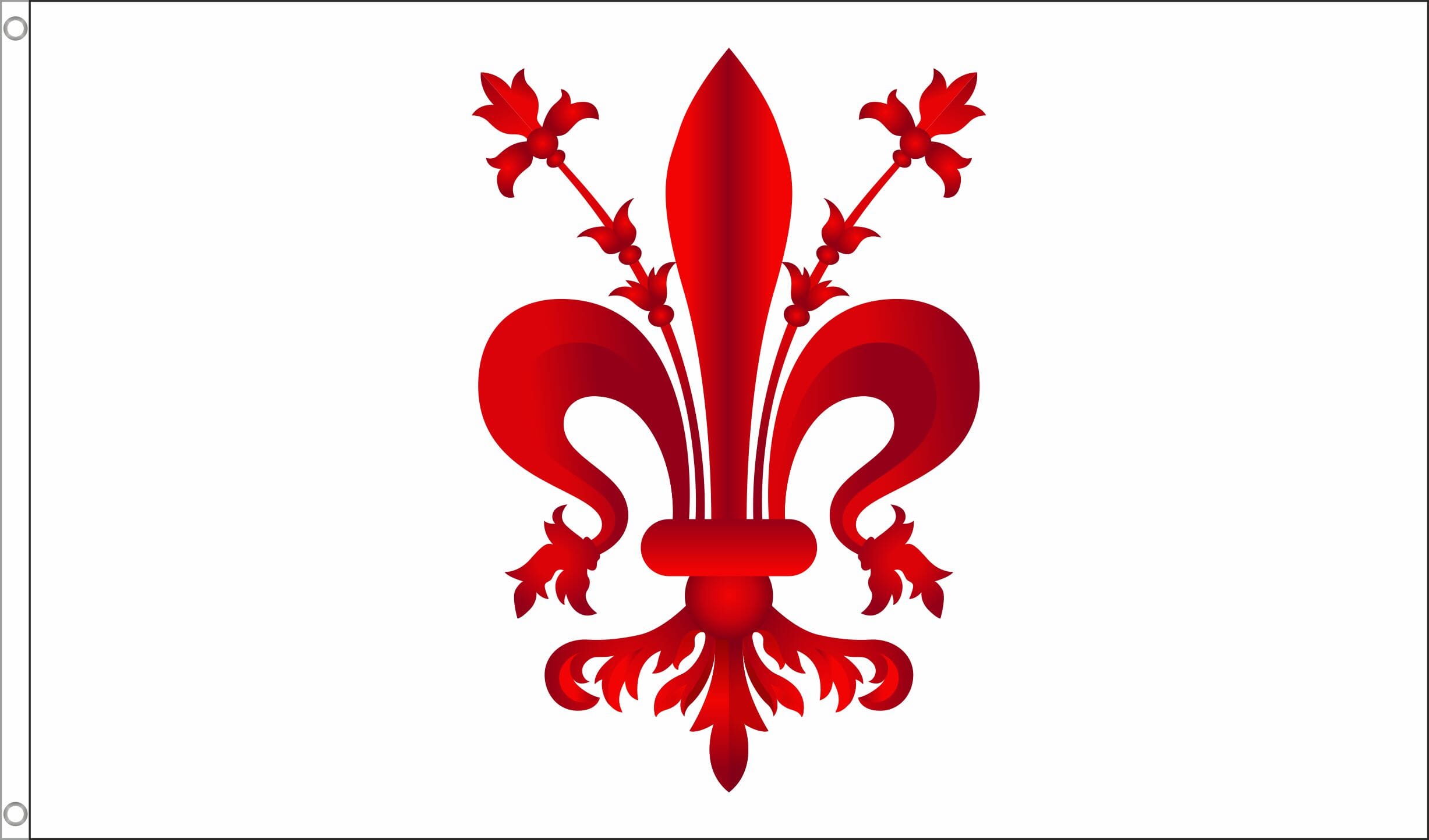 Florenz Fahne gedruckt | 60 x 90 cm - Bild 1