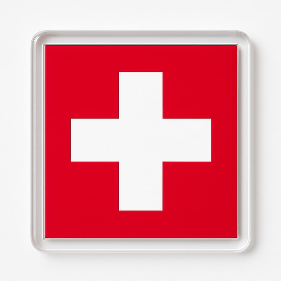 Magnet Schweiz | 64 x 64 mm - Bild 1