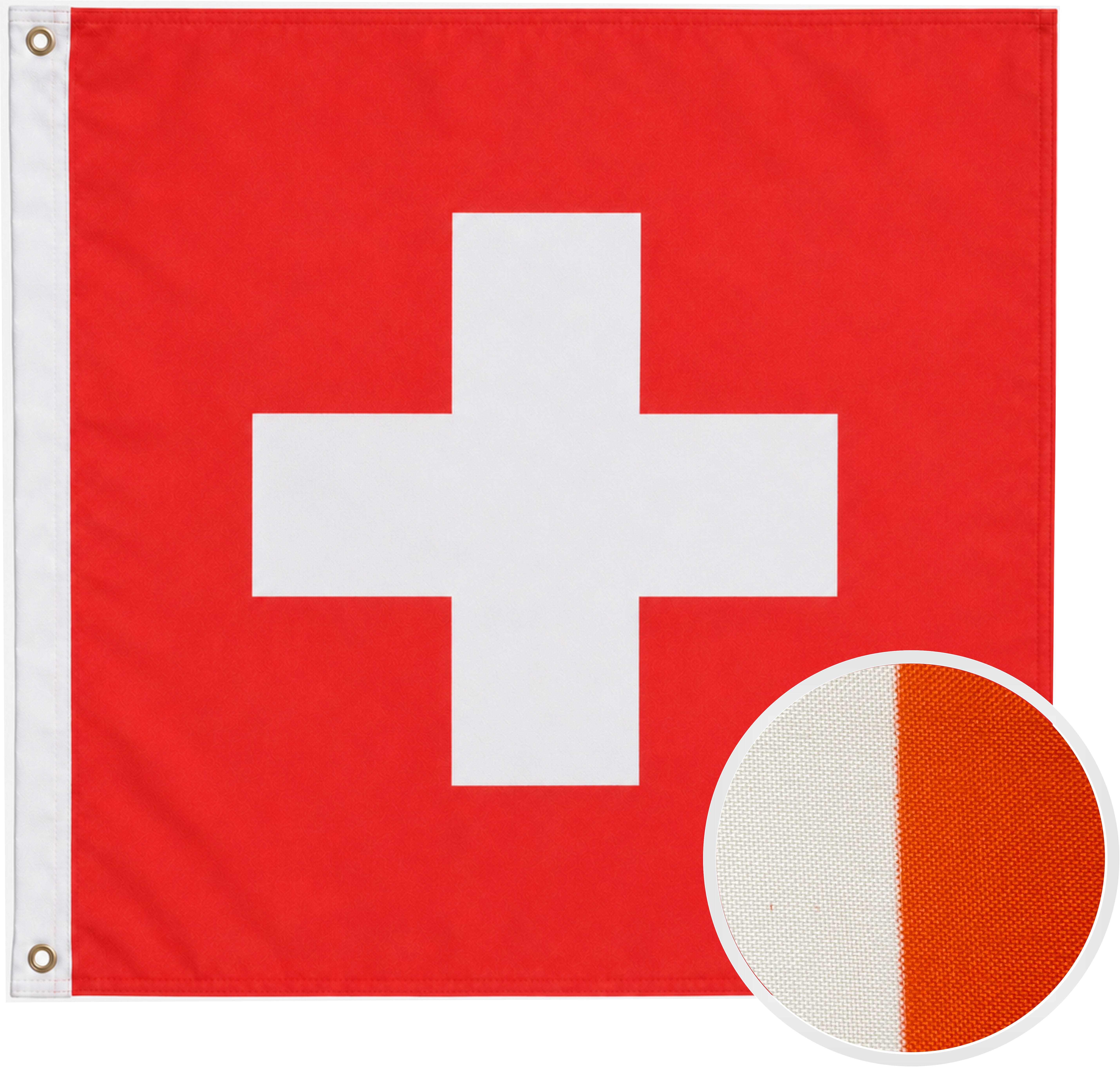 Fahne Schweiz Super-Light-Flag | 60 x 60 cm - Bild 1