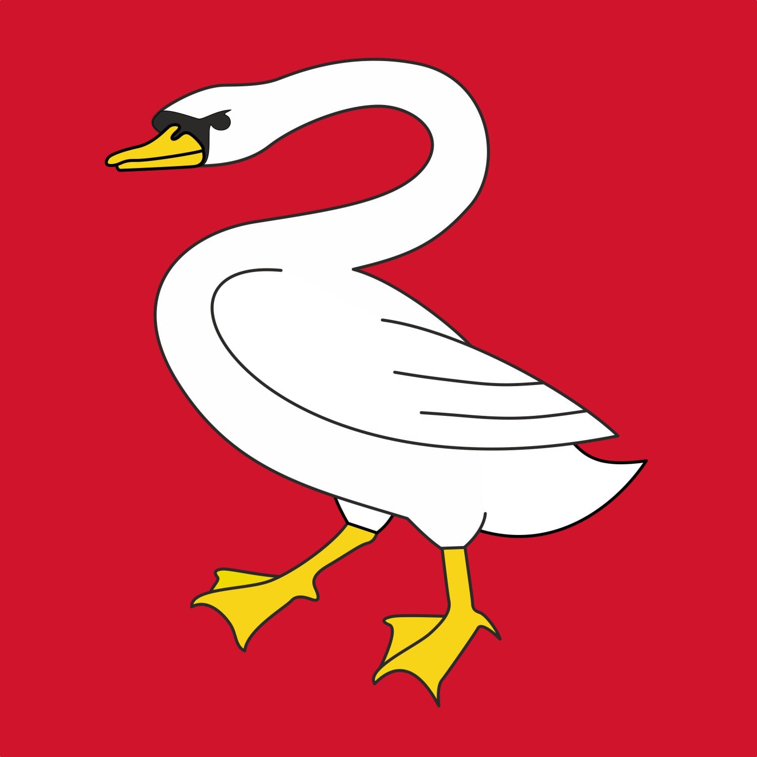 Fahne Gemeinde 8810 Horgen (ZH) | 30 x 30 cm und Gr&ouml;sser - Bild 1
