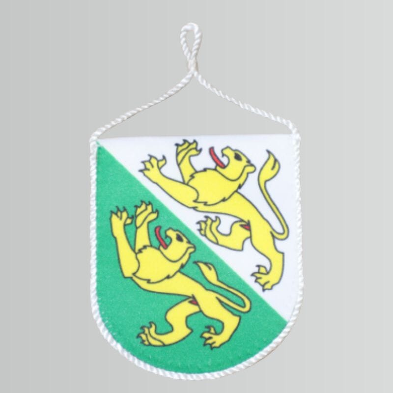 Autowimpel Thurgau | ca. 9 x 10 cm - Bild 1