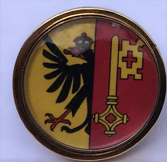 Pin Kanton Genf rund mit Verschluss | &Oslash; 1.6 cm - Bild 5
