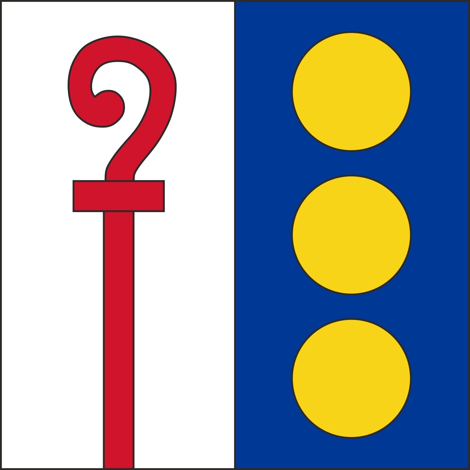 Fahne Gemeinde 4153 Reinach (BL) | 30 x 30 cm und Gr&ouml;sser - Bild 1