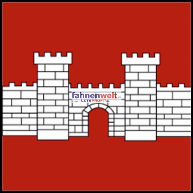 Fahne Gemeinde 1582 Donatyre Ehemalige Gemeinde (VD) | 30 x 30 cm und Gr&ouml;sser - Bild 1