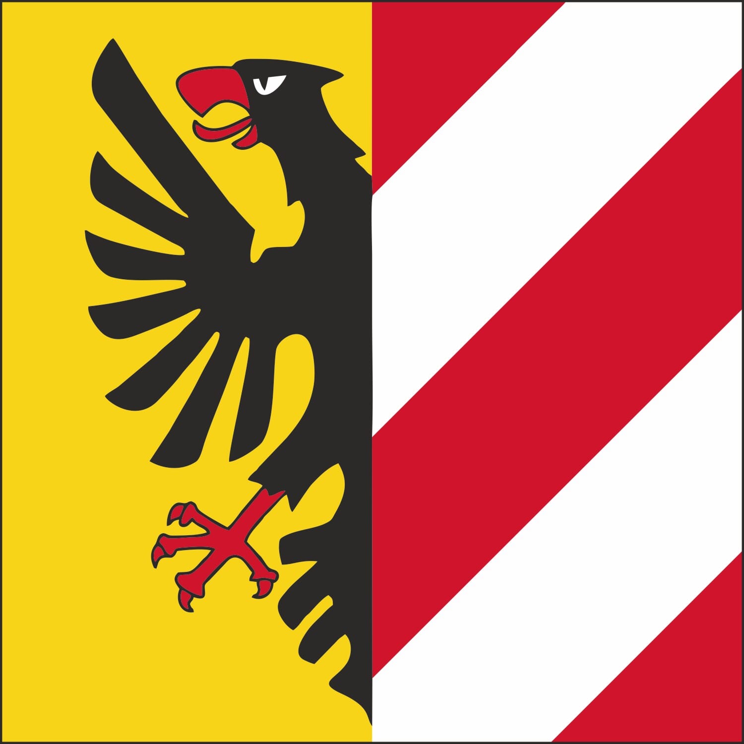 Fahne Gemeinde 6460 Altdorf (UR) | 30 x 30 cm und Gr&ouml;sser - Bild 1