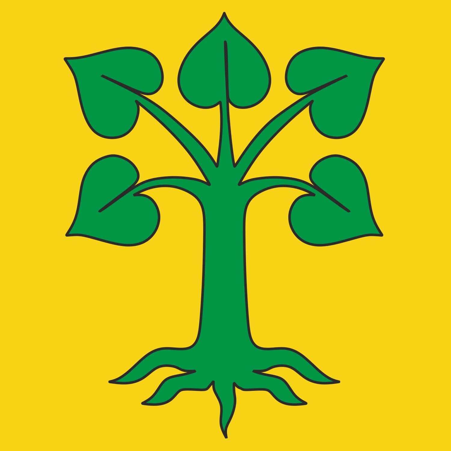 Fahne Gemeinde 5637 Beinwil (Freiamt) (AG) | 30 x 30 cm und Gr&ouml;sser - Bild 1