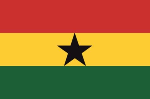 Ghana gedruckt im Querformat | 60 x 90 cm - Bild 1