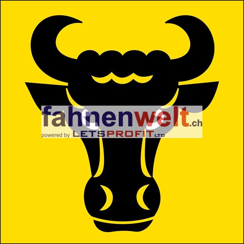 Fahne Gemeinde 2533 Evilard/Leubringen (BE) | 30 x 30 cm und Gr&ouml;sser - Bild 1