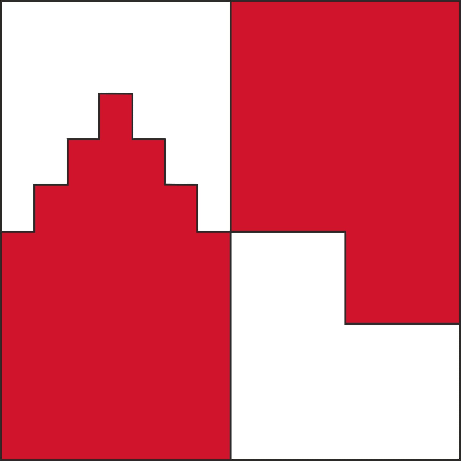 Fahne Gemeinde 3303 Jegenstorf (BE) | 30 x 30 cm und Gr&ouml;sser - Bild 1