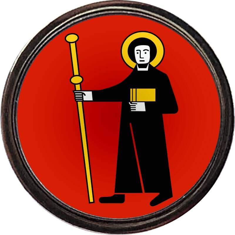 Pin Kanton Glarus rund mit Verschluss | &Oslash; 1.6 cm - Bild 1