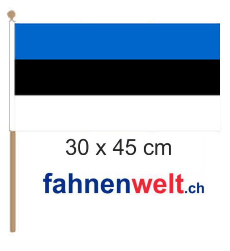 Estland Fahne / Flagge am Stab | 30 x 45 cm - Bild 1