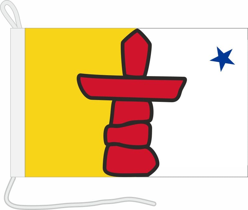 Nunavut Bootsfahne | 30 x 45 cm - Bild 1