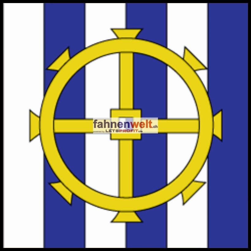 Fahne Gemeinde 1431 Novalles (VD) | 30 x 30 cm und Gr&ouml;sser - Bild 1