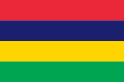 Mauritius L&auml;nderfahne | Multi-Flag | Gr&ouml;sse ca. 90 x 150 cm - Bild 1