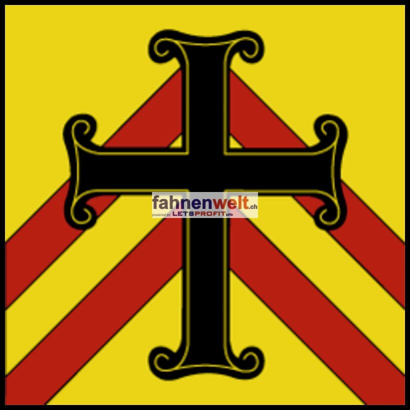 Fahne Gemeinde 1532 F&eacute;tigny (FR) | 30 x 30 cm und Gr&ouml;sser - Bild 1