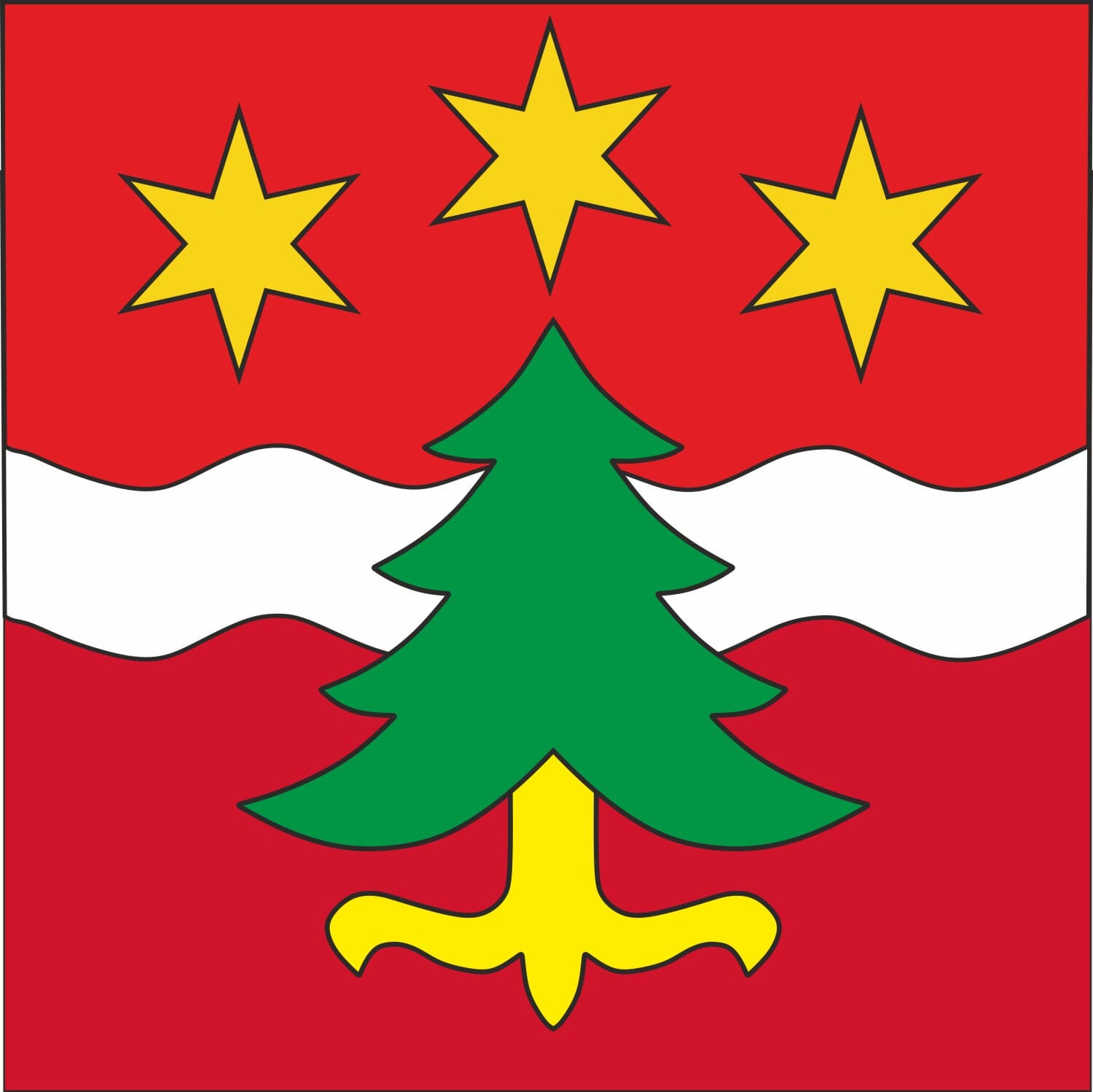 Fahne Gemeinde 6197 Schangnau (BE) | 30 x 30 cm und Gr&ouml;sser - Bild 1