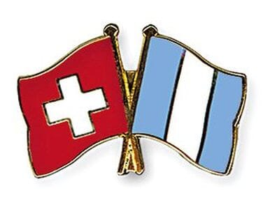 Freundschaftspin Schweiz-Guatemala | Gr&ouml;sse ca. 22mm - Bild 1