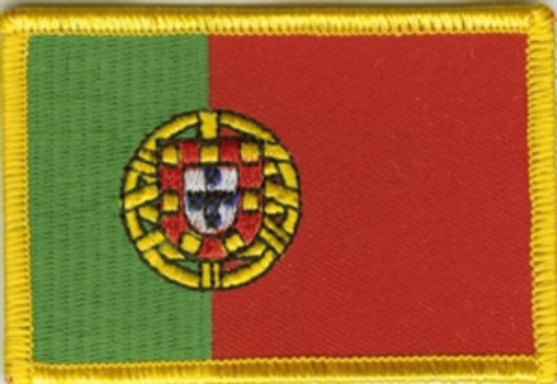 Patch Sticker zum aufb&uuml;geln Portugal | 5.5 x 9 cm - Bild 1