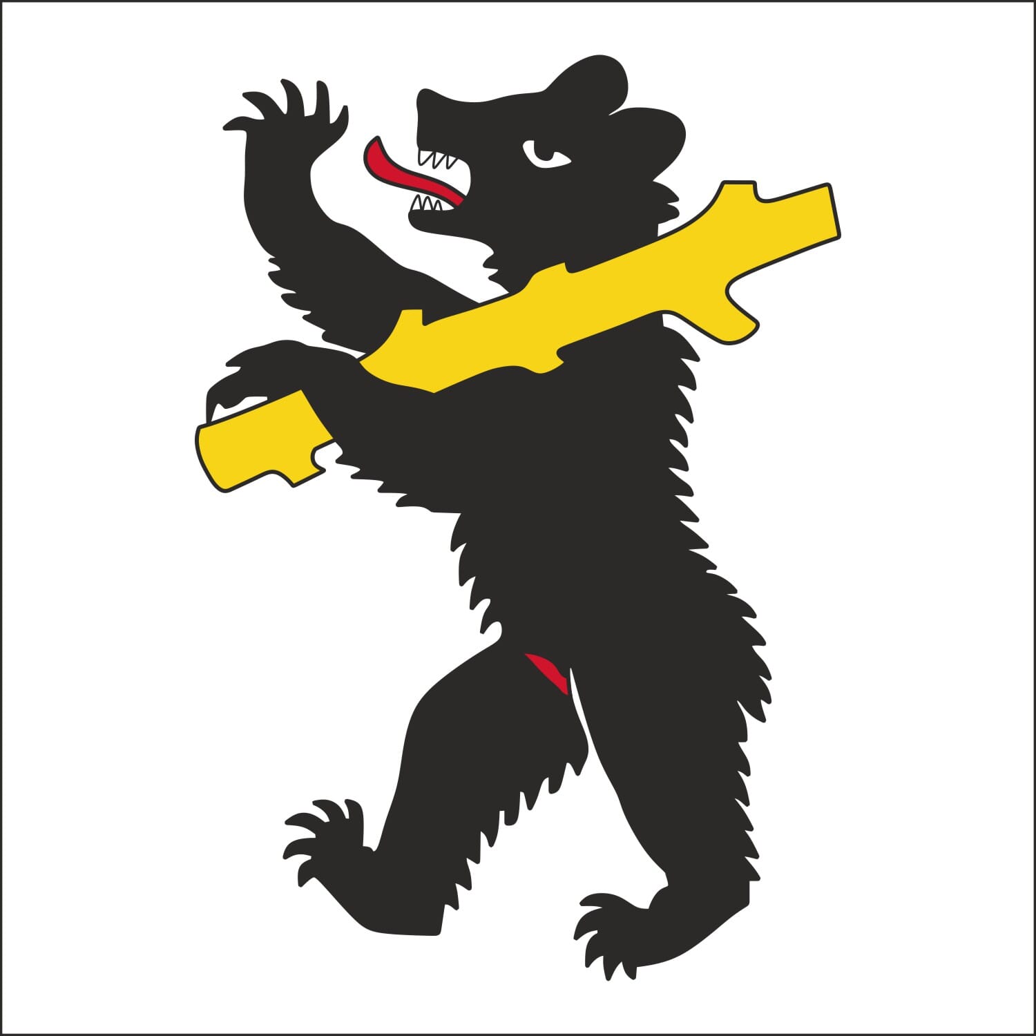 Fahne Gemeinde 9100 Herisau (AR) | 30 x 30 cm und Gr&ouml;sser - Bild 1