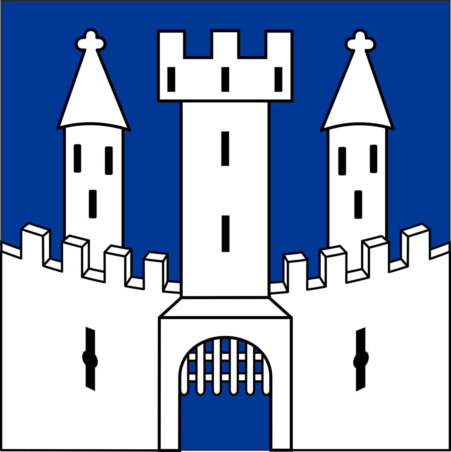 Fahne Gemeinde 8880 Walenstadt (SG) | 30 x 30 cm und Gr&ouml;sser - Bild 1