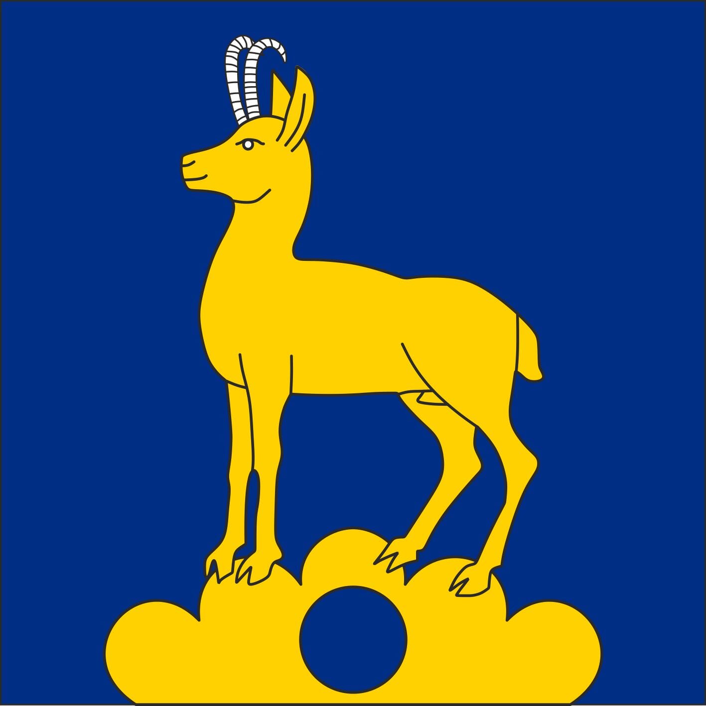 Fahne Gemeinde 8767 Elm Ehemalige Gemeinde (GL) | 30 x 30 cm und Gr&ouml;sser - Bild 1
