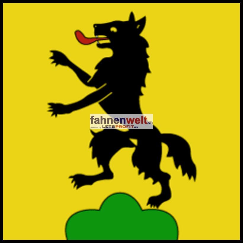 Fahne Gemeinde 1587 Montmagny Ehemalige Gemeinde (VD) | 30 x 30 cm und Gr&ouml;sser - Bild 1