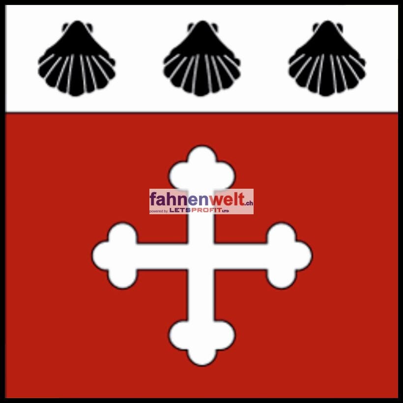 Fahne Gemeinde 1141 S&eacute;very (VD) | 30 x 30 cm und Gr&ouml;sser - Bild 1