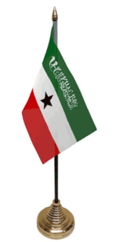Somaliland Tisch-Fahne gedruckt | 15 x 10 cm - Bild 1