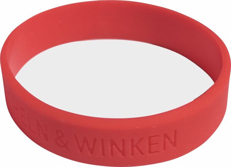 Silikon Armband rot Friends Edition - Bild 1