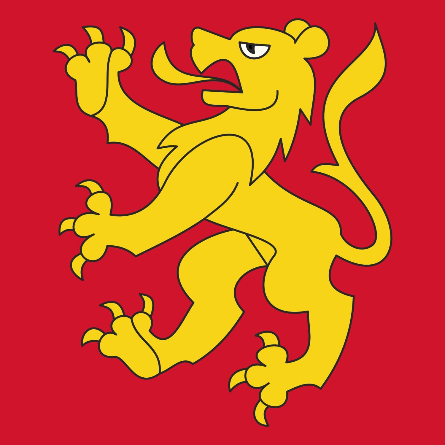 Fahne Gemeinde 3367 Th&ouml;rigen (BE) | 30 x 30 cm und Gr&ouml;sser - Bild 1