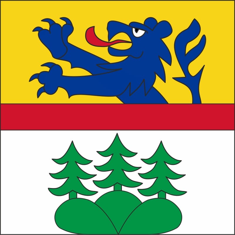 Fahne Gemeinde 3086 Wald(BE) | 30 x 30 cm und Gr&ouml;sser - Bild 1