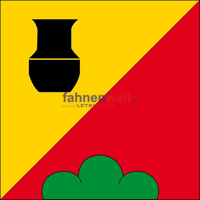 Fahne Gemeinde 6582 Pianezzo (TI) | 30 x 30 cm und Gr&ouml;sser - Bild 1