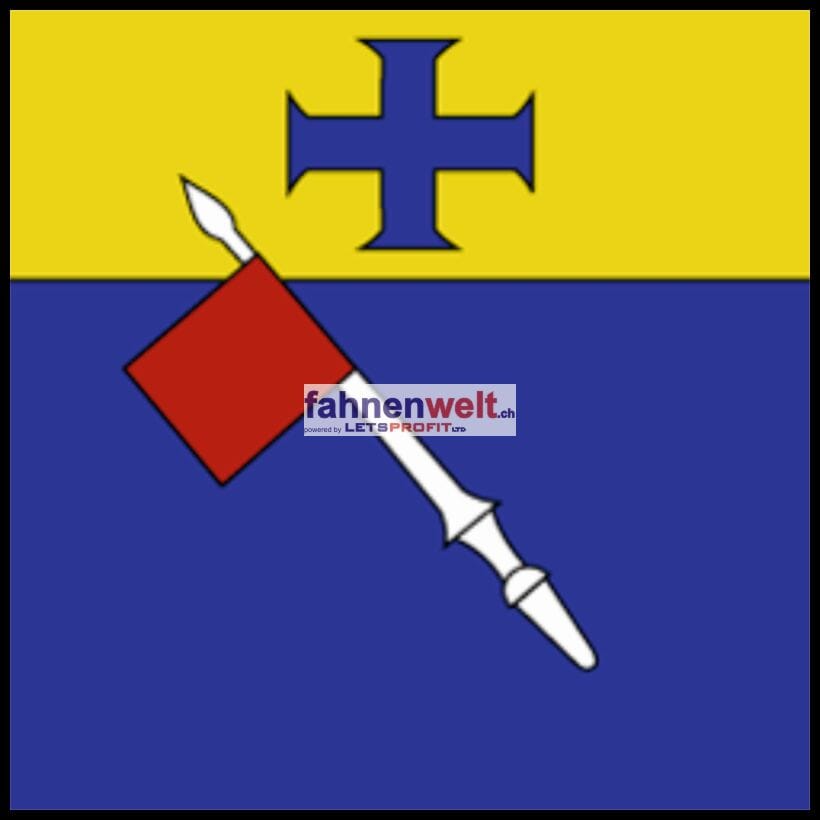 Fahne Gemeinde 1731 Ependes (FR) | 30 x 30 cm und Gr&ouml;sser - Bild 1