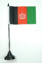 Afghanistan Tisch-Fahne mit Fuss | 10 x 15 cm - Bild 1