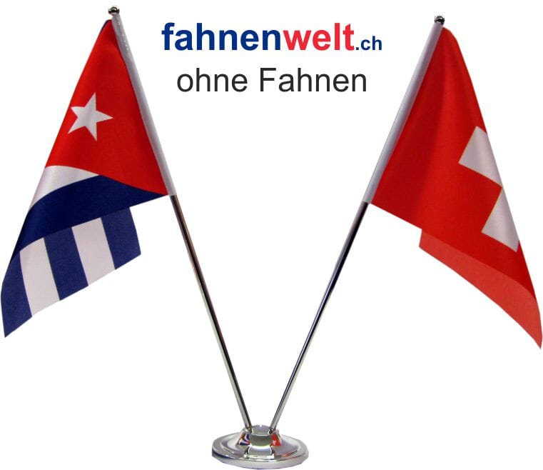 Tischfahnenstab verchromt DeLuxe Standard oder Teleskop 36 cm oder 27 bis 47 cm - Bild 6