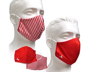 Stoff-Maske f&uuml;r Mund und Nase im CH Design | Wiederverwendbar - Bild 1