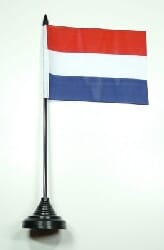 Niederlande / Holland Tisch-Fahne mit Fuss | 10 x 15 cm - Bild 1