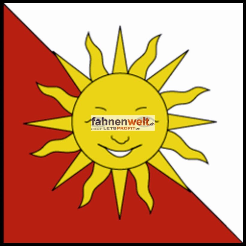 Fahne Gemeinde 1522 Lucens (VD) | 30 x 30 cm und Gr&ouml;sser - Bild 1