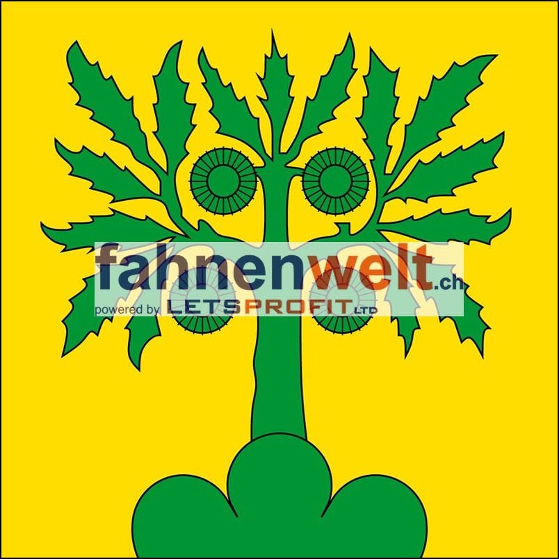 Fahne Gemeinde 6540 Castaneda (GR) | 30 x 30 cm und Gr&ouml;sser - Bild 1