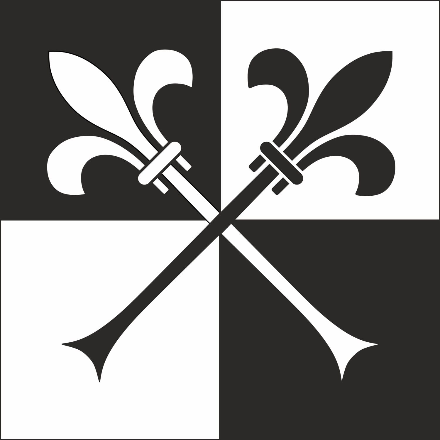 Fahne Gemeinde 4234 Zullwil (SO) | 30 x 30 cm und Gr&ouml;sser - Bild 1