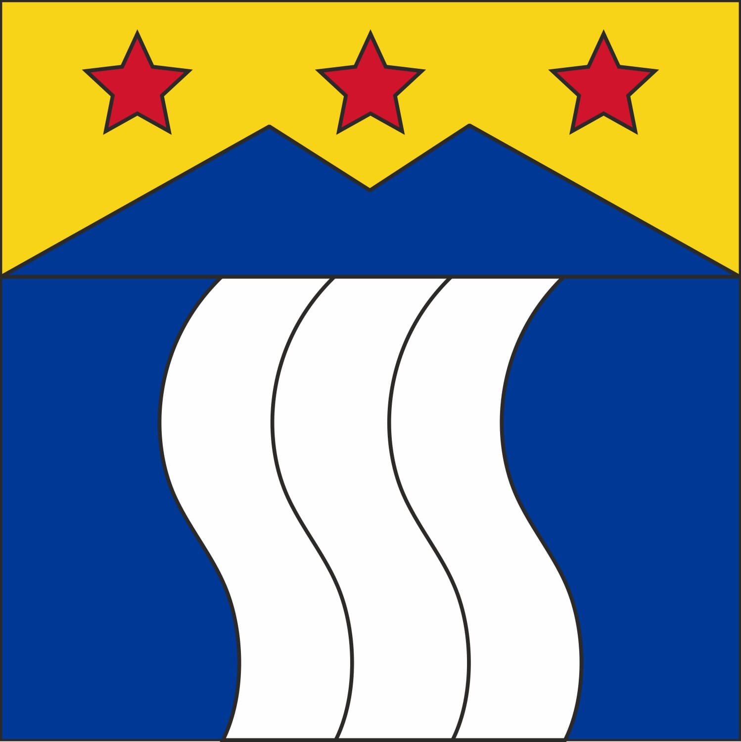 Fahne Gemeinde 3986 / 3987 Riederalp (VS) | 30 x 30 cm und Gr&ouml;sser - Bild 1