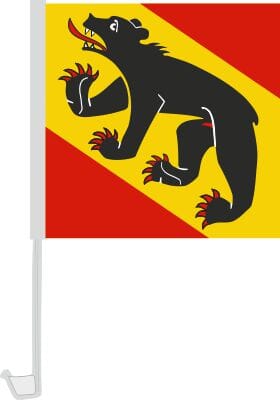 Autofahne / Autoflagge Bern | 30 x 30 cm - Bild 1