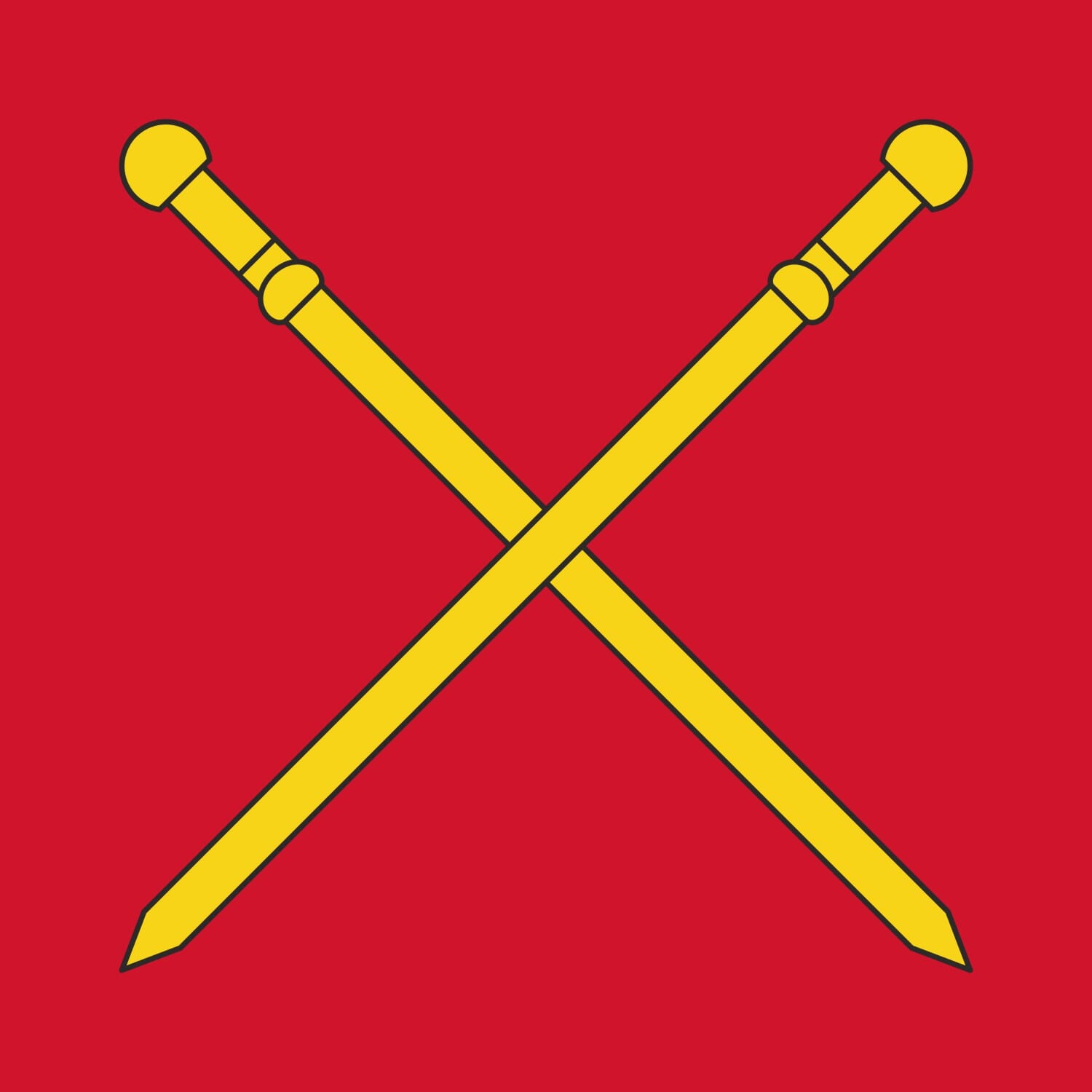 Fahne Gemeinde 5614 Sarmenstorf (AG) | 30 x 30 cm und Gr&ouml;sser - Bild 1