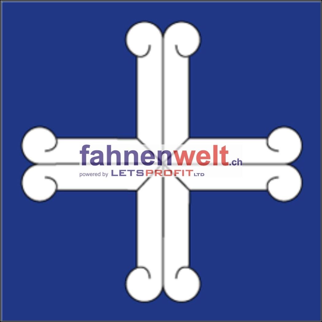 Fahne Gemeinde 7127 Sevgein Ehemalige Gemeinde (GR) | 30 x 30 cm und Gr&ouml;sser - Bild 1