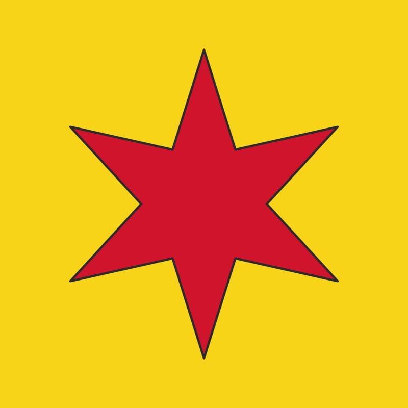 Fahne Gemeinde 8605 Gutenswil Ehemalige Gemeinde (ZH) | 30 x 30 cm und Gr&ouml;sser - Bild 1