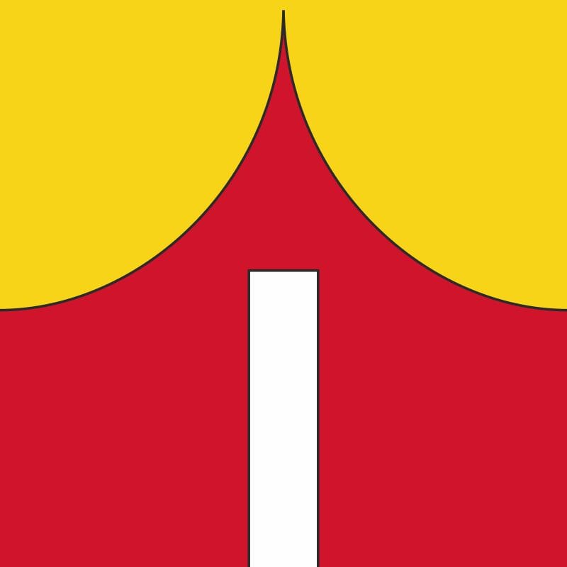 Fahne Gemeinde 6222 Gunzwil Ehemalige Gemeinde (LU) | 30 x 30 cm und Gr&ouml;sser - Bild 1
