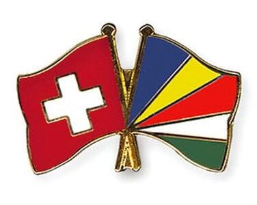 Freundschaftspin Schweiz-Seychellen | Gr&ouml;sse ca. 22mm - Bild 1